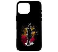 African Samurai Afro American Bushido Warrior Katana Vintage Case for iPhone 16 Pro Max