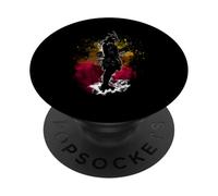 African Samurai Afro American Bushido Warrior Katana Vintage PopSockets Adhesive PopGrip