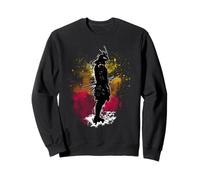 African Samurai Afro American Bushido Warrior Katana Vintage Sweatshirt