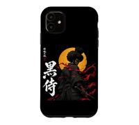 African Samurai Fighter Katana Warrior Black Roots Anime Case for iPhone 11