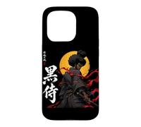 African Samurai Fighter Katana Warrior Black Roots Anime Case for iPhone 15 Pro