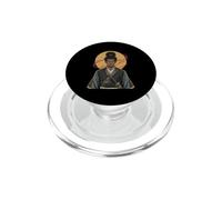 African Samurai Warrior Katana Black History Month Bushido PopSockets PopGrip for MagSafe