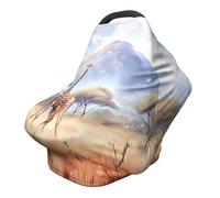 African Savanna Giraffe Versatile full-print Stroller Chair Cover/Nursing Cover, specially designed for your baby