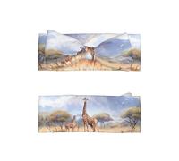 African Savanna GiraffeBow headband, patterned baby bow hair accessory, suitable for newborns, infants, and everyday wear