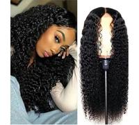 African Small Curly Long Curly Hair Rose Mesh Screw Roll Black High Temperature Silk Chemical Fiber Wig Headgear