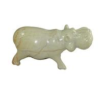 African Soapstone Hippo Carving 10cm by Kisii stone