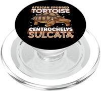 African Spurred Tortoise PopSockets PopGrip for MagSafe