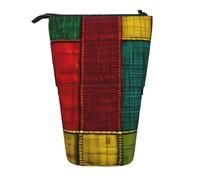 African Style Patchwork 1 Print Pencil Case Large Capacity Supplies Office Organizer Storage Stationery Pens Bag