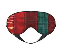 African Style Patchwork 1 Print Soft Eye Mask Lightweight Sleep Aid Breathable Blackout Travel Nap Yoga Meditation