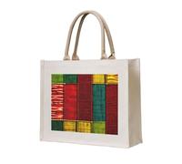 African Style Patchwork 1 Print Women Men Tote Bag Reusable Shopping Beach Travel Canvas Lightweight Everyday