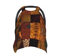 African Style Patchwork Baby Car Seat Canopy Cover, Multi Use Breathable Nursing Breastfeeding Covers for Mom Soft Stroller Sun Shade Newborn Shower Gift
