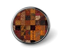 African Style Patchwork Button Pins - Personalized Round Badges for Women Men Custom Photo Buttons for Backpack Cloth Decoration Souvenir Gifts, Metal Badge Brooch Party Costume Accessory