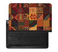 African Style Patchwork Passport Holder ID Card Protector Case Holder Travel Pack Unisex-adult Waterproof Passport