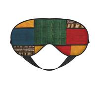 African Style Patchwork Print Eye Mask,Silk-Like Sleep Mask,Night Sleeping Mask for Men Women,for Sleep Relaxation