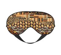 African Style Patchwork Print Functionality Cozy Eye Mask Adjustable Strap Nap Night Travel Camping Yoga Relax