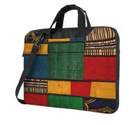 African Style Patchwork Print Laptop Briefcase Bag Laptop Shoulder Sleeve Bag Computer Bags For 13/14/15.6 Inch