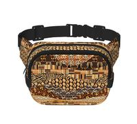 African Style Patchwork Unisex Fashion Waist Packs, Stylish Fanny Packs for Workouts, Running, Traveling, and Hiking