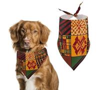 African Style PatchworkPet Scarf Dog Bandana for Small Medium Large Exquisite Unique Cat Dogs Kerchief Premium Fabric Cute Triangle Cat Dogs Bibs Scarf