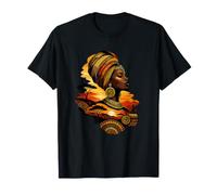 African Sunset Nubian Queen Afrocentric Melanin Power T-Shirt