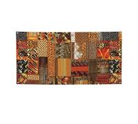 African Textile Patchwork Banners and Signs Outdoor Indoor Party Decoration Banner Personalized Banner with Grommets Birthday Backdrop Sign Poster Photo Background for Wedding Event Small
