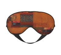 African Textile Patchwork Print Functionality Outdoor Travel Eye Mask Breathable Camping Meditation Yoga Friendly