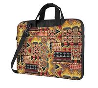 African Textile Patchwork Print Stylish Laptop Bag - Vibrant Design, Ultimate Protection For Your Laptop