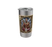 African Thunder God and Warrior King, Yoruba Lightning Deity Stainless Steel Insulated Tumbler