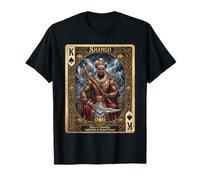 African Thunder God and Warrior King, Yoruba Lightning Deity T-Shirt
