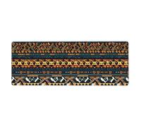 African Tribal Ethnic Texture Mouse Pad 12x31.5in Extended Desk Mat