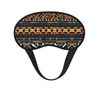 African Tribal Ethnic Texture Universal Lightweight Eye Mask: Great for Travel, Office Naps and Shift Work. Provides a Comfortable Sleeping Environment