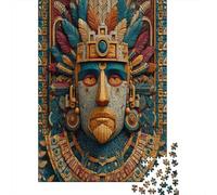 African Tribal Patterns Jigsaw Puzzles. 70x50cm/1000pcs Whimsical Challenge Toy for Educational Games Gifts