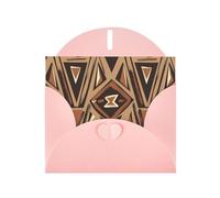 African tribal patterns Print Shimmer Blank Greeting Cards with Envelopes, Elegant DIY Invitations,Thank You Notes