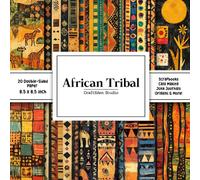 African Tribal Scrapbook Paper: Decorative Double-Sided Craft Papers For Junk Journals, Wrapping & Mixed Media, Card Making And More