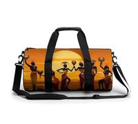 African Tribal Woman Gym Bag Travel Duffel for Men Women