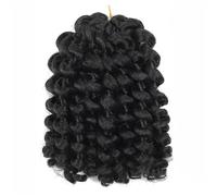 African Twist Braid Curly Wigs Synthetic Fibre Hairpiece