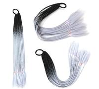 African Twist Braiding Hair 60cm Pre-Stretched Synthetic Dreadlocks for Women Colorful Three-Strand Braids Crochet Hair Extensions (Multiple Colors)(B37,-X4)