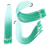 African Twist Braiding Hair 60cm Pre-Stretched Synthetic Dreadlocks for Women Colorful Three-Strand Braids Crochet Hair Extensions (Multiple Colors)(B44,-X2)