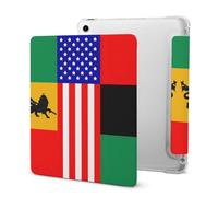 African U.S. Unity Flag Slim Tablet Cases Compatible with iPad Series With Pencil Holder Protective Cover Compatible with IPAD 2020 AIR 4 （10.9in）