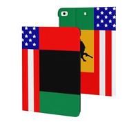 African U.S. Unity Flag Slim Tablet Cases Compatible with iPad Series Without Pencil Holder Protective Cover Compatible with ipad Mini 1/2/3/4/5 (7.9in)