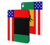 African U.S. Unity Flag Slim Tablet Cases Compatible with iPad Series Without Pencil Holder Protective Cover Compatible with ipad Air5/air4 (10.9in) /ipad Pro 2018(11in)