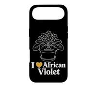 African Violet Plant Lover Retro Line Art Botanical Gift Case for iPhone Air