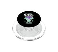 African Violet Window Light Happy PopSockets PopGrip for MagSafe