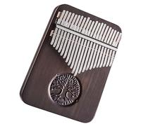 African Walnut Wood Kalimba 21 Keys Thumb Piano All Solid Wood Finger Piano Beginners Instrument Thumb Piano