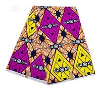 African Wax Fabric Yard - Premium Ankara Print Textile for Dress Making, Wedding & Craft Projects, Real Wax Cotton Patchwork Material(FP6406)