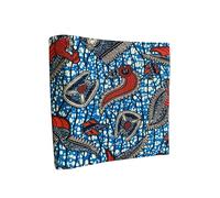 African Wax Print Ankara Fabric, 100% Cotton, 6 Yards x 114 cm, Traditional Print for Dressmaking