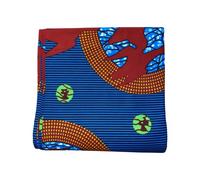 African Wax Print Ankara Fabric 6 Yards 100% Cotton 45 inch Wide