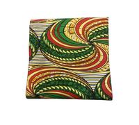 African wax Print Ankara Gold Print Fabric 6 Yards 45 inch wide 100% quality cotton