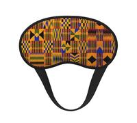 African Weaving Elastic Band Eye Mask for Sleeping, Blackout Sleep Mask Block Light, Comfortable Travel Nap