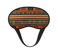African Weaving Print Adjustable Eye Cover for Sleeping, Comfortable, Pressure-Free and Breathable Sleeping Masks