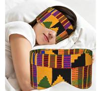 African Weaving Print Adults Sleeping Eye Mask Soft Breathable Versatile Blindfold Daily Travel